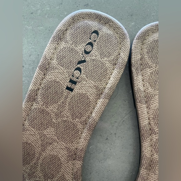 NEW Coach Essie Sandal in black leather - Picture 9 of 10